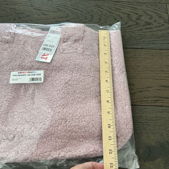 32 degrees Cozy Sherpa Tote Bag "Mauve Shadows" teddy bear fabric NWT - Picture 6 of 6